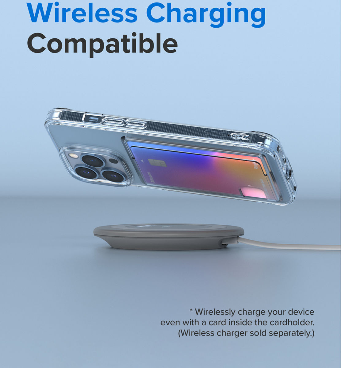 Ringke Fusion Card Apple iPhone 13 Pro Hoesje Kaarthouder Transparant afbeelding 11