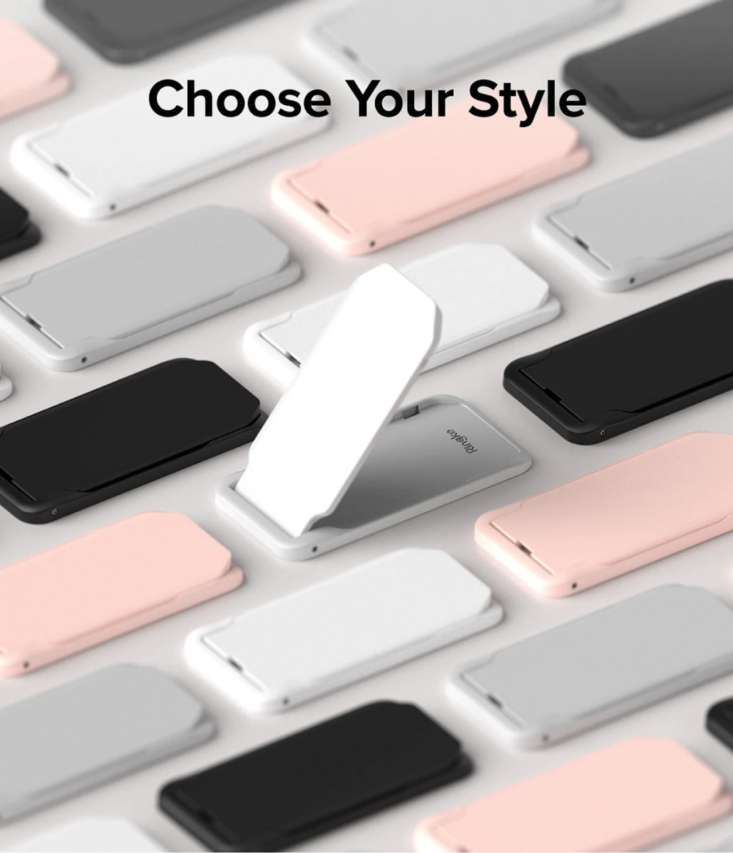 Ringke Kickstand voor Telefoonhoesjes Universele Standaard Zwart afbeelding 10