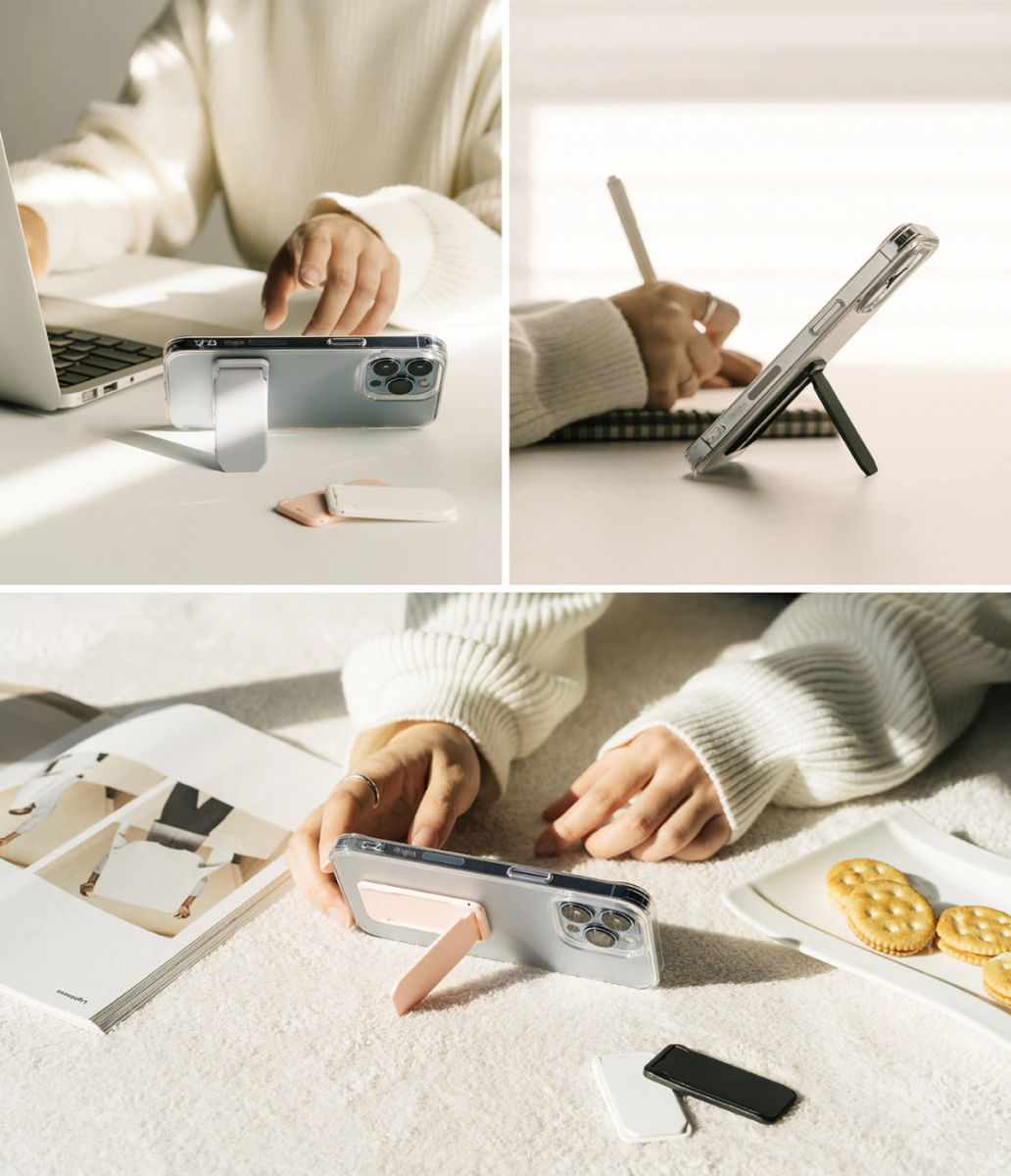 Ringke Kickstand voor Telefoonhoesjes Universele Standaard Zwart afbeelding 8