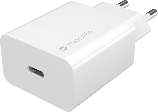 Mophie 20W USB-C Power Delivery / Quick Charge Wall Adapter Wit afbeelding 1