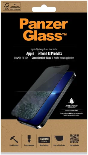 PanzerGlass Apple iPhone 13 Pro Max Privacy Glass Antibacterieel afbeelding 13