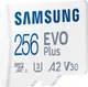 Samsung EVO Plus MicroSDXC Geheugenkaart 130MB/s met Adapter 256GB Wit afbeelding 2