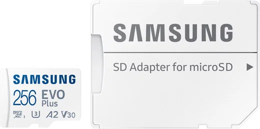 Samsung EVO Plus MicroSDXC Geheugenkaart 130MB/s met Adapter 256GB Wit afbeelding 5