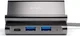 4smarts 7-in-1 Hub met Universele Tablet en Telefoonstandaard Grijs afbeelding 6