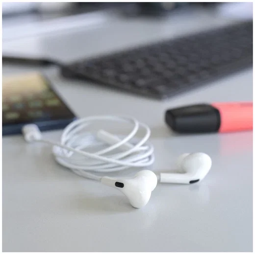 4Smarts Melody Digital Basic Headset USB-C Oordopjes Wit afbeelding 3