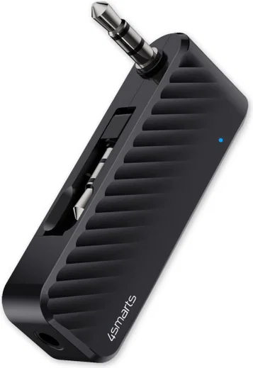 4smarts Bluetooth Audio Transmitter B9 voor Aux Apparaten Zwart afbeelding 1