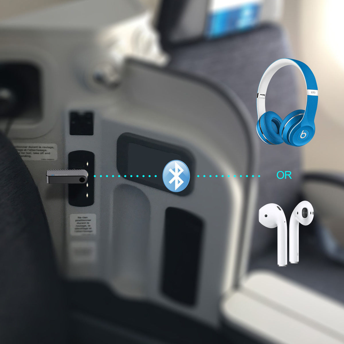 4smarts Bluetooth Audio Transmitter B9 voor Aux Apparaten Zwart afbeelding 4
