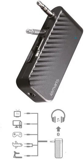 4smarts Bluetooth Audio Transmitter B9 voor Aux Apparaten Zwart afbeelding 6