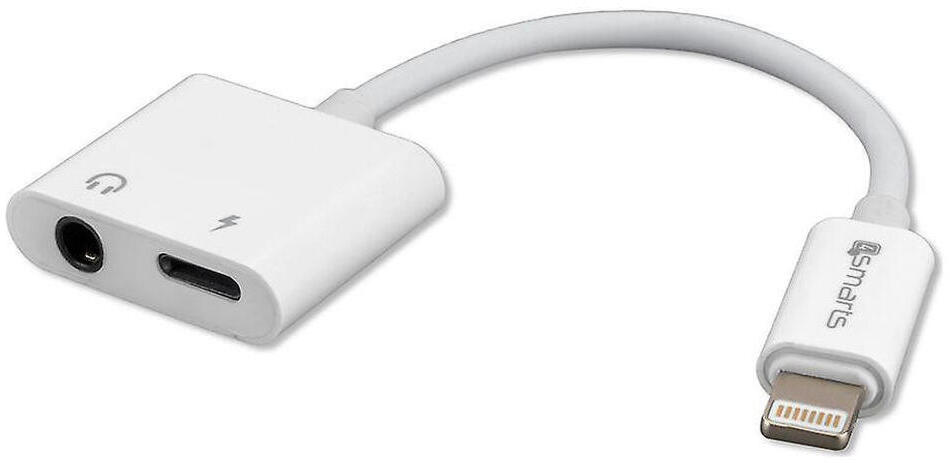 4smarts Apple Lighting Splitter naar Apple Lightning en 3.5mm Jack Aux afbeelding 2