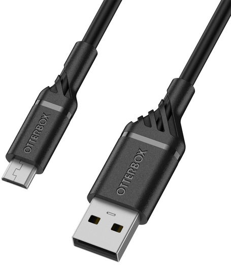 Otterbox 3A USB-A naar Micro USB Kabel 2 Meter Zwart afbeelding 1