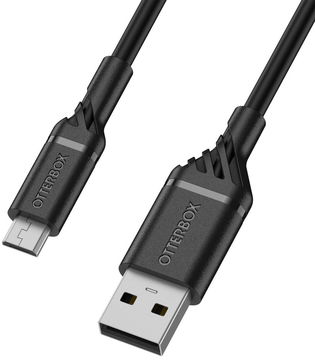 Otterbox 3A USB-A naar Micro USB Kabel 2 Meter Zwart