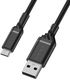 Otterbox 3A USB-A naar Micro USB Kabel 2 Meter Zwart afbeelding 1