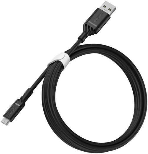 Otterbox 3A USB-A naar Micro USB Kabel 2 Meter Zwart afbeelding 2