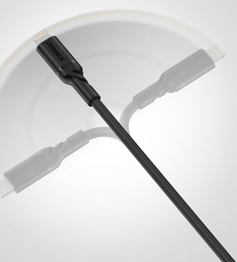 Otterbox 3A USB-A naar Micro USB Kabel 2 Meter Zwart afbeelding 3