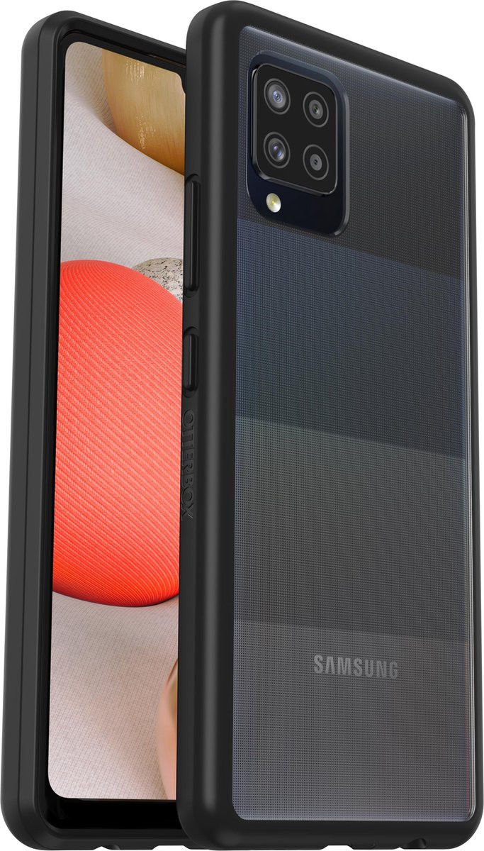 OtterBox React Samsung Galaxy A42 Hoesje Back Cover Transparant Zwart afbeelding 1