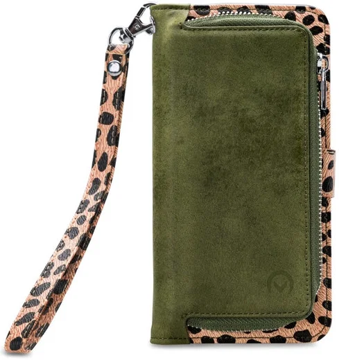 Mobilize Gelly Wallet Zipper Samsung Galaxy A53 Hoesje Olive Leopard afbeelding 3