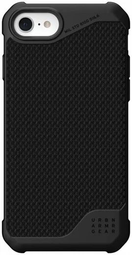 Urban Armor Gear Metropolis LT iPhone SE (2020/2022)/8/7 Hoesje Zwart afbeelding 2