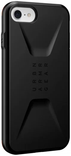 Urban Armor Gear Civilian iPhone SE (2020/2022) / 8 / 7 Hoesje Zwart afbeelding 11