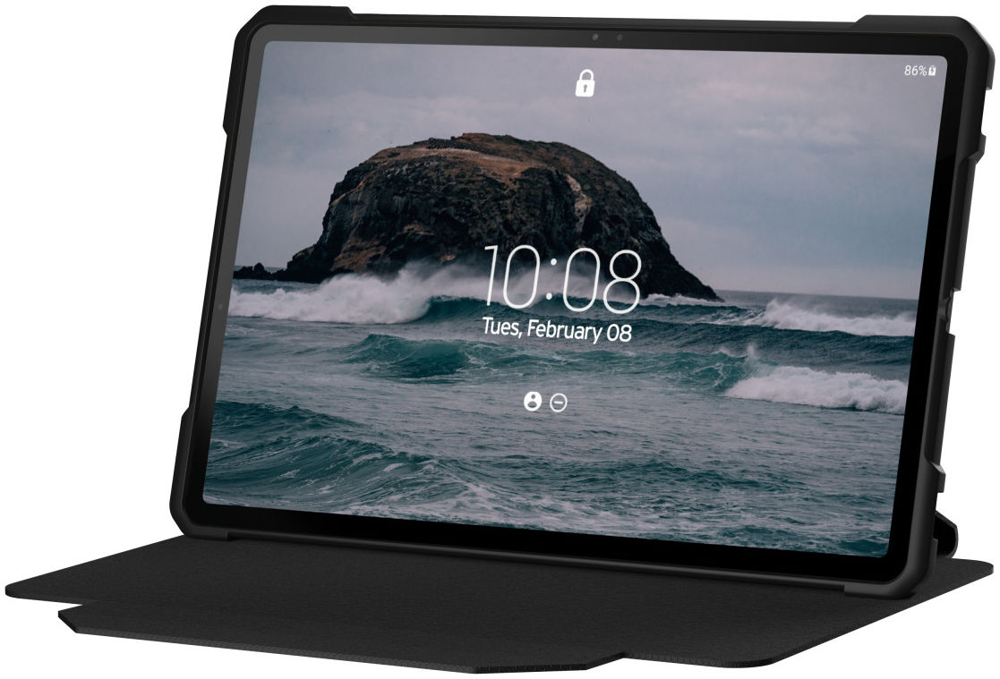 Urban Armor Gear Metropolis Samsung Galaxy Tab S8 Hoes Zwart afbeelding 3