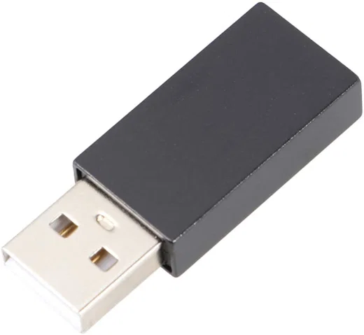 Universele Datablocker USB naar USB Gegevensblokker Zwart afbeelding 1