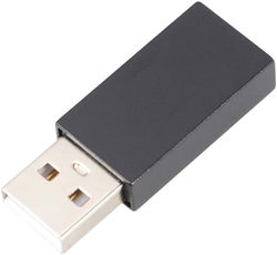 Universele Datablocker USB naar USB Gegevensblokker Zwart afbeelding