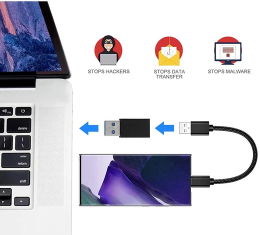 Universele Datablocker USB naar USB Gegevensblokker Wit afbeelding 4