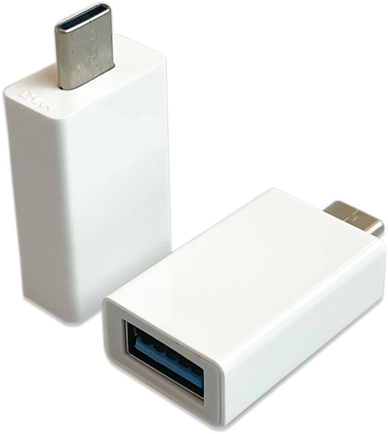 Universele USB-C naar USB-A Adapter Wit afbeelding 1