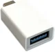 Universele USB-C naar USB-A Adapter Wit afbeelding 2