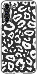 HappyCase Samsung Galaxy S22 Hoesje Flexibel TPU Luipaard Print afbeelding