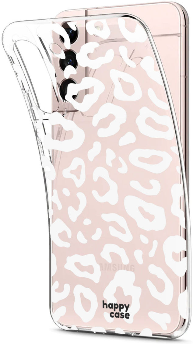 HappyCase Samsung Galaxy S22 Hoesje Flexibel TPU Luipaard Print afbeelding 2