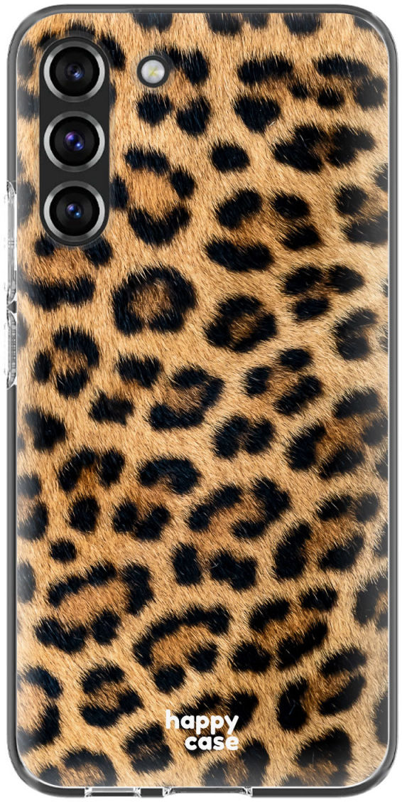 HappyCase Samsung Galaxy S22 Hoesje Flexibel TPU Wilde Panter Print afbeelding 1
