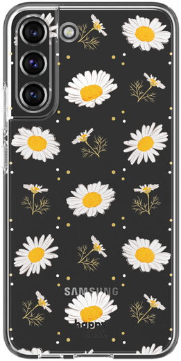 HappyCase Samsung Galaxy S22 Hoesje Flexibel TPU Bloemen Print afbeelding 1