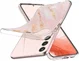 HappyCase Samsung Galaxy S22 Hoesje Flexibel TPU Pink Marmer Print afbeelding 8