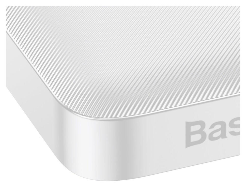 Baseus Bipow 10.000 mAh Powerbank Reisformaat Met Display Wit 15W afbeelding 14