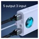 Baseus Amblight 30.000 mAh Extra Krachtige Powerbank Wit 65W afbeelding 7
