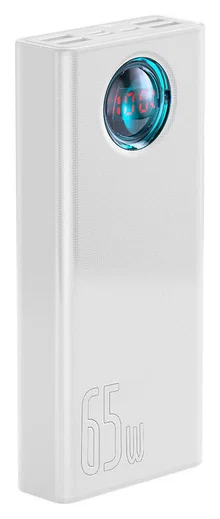Baseus Amblight 30.000 mAh Extra Krachtige Powerbank Wit 65W afbeelding 1