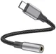 4smarts USB-C naar 3.5mm Jack (Female) Aux Kabel Connector Grijs afbeelding 2