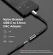 4smarts USB-C naar 3.5mm Jack (Female) Aux Kabel Connector Grijs afbeelding 6