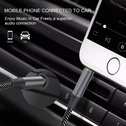 4smarts MatchCord 3.5mm Jack naar 3.5mm Jack Aux Kabel 1 Meter Zwart afbeelding 5