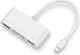 4smarts 5-in-1 Hub Lightning naar USB 2.0/HDMI/SD/Micro SD Wit afbeelding 2