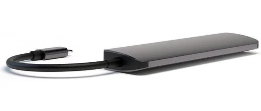 4Smarts 6-in-1 Hub USB-A / USB-C / Micro SD / SD-kaart / HDMI Grijs afbeelding 3