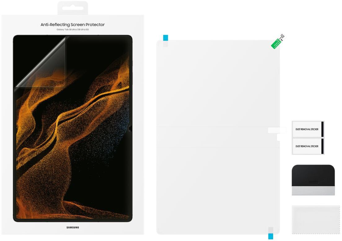 Originele Samsung Galaxy Tab S8 Ultra Screen Protector Display Folie afbeelding 4