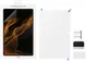 Originele Samsung Galaxy Tab S8 Ultra Screen Protector Display Folie afbeelding 4