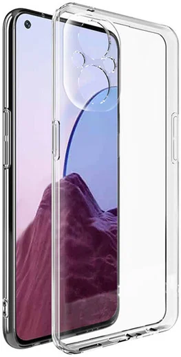 Oppo Reno 8 Lite Hoesje Dun TPU Back Cover Transparant afbeelding 1