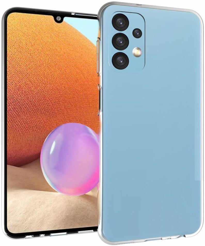 Samsung Galaxy A13 4G Hoesje Dun TPU Back Cover Transparant afbeelding 2