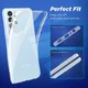 Samsung Galaxy A13 4G Hoesje Dun TPU Back Cover Transparant afbeelding 4