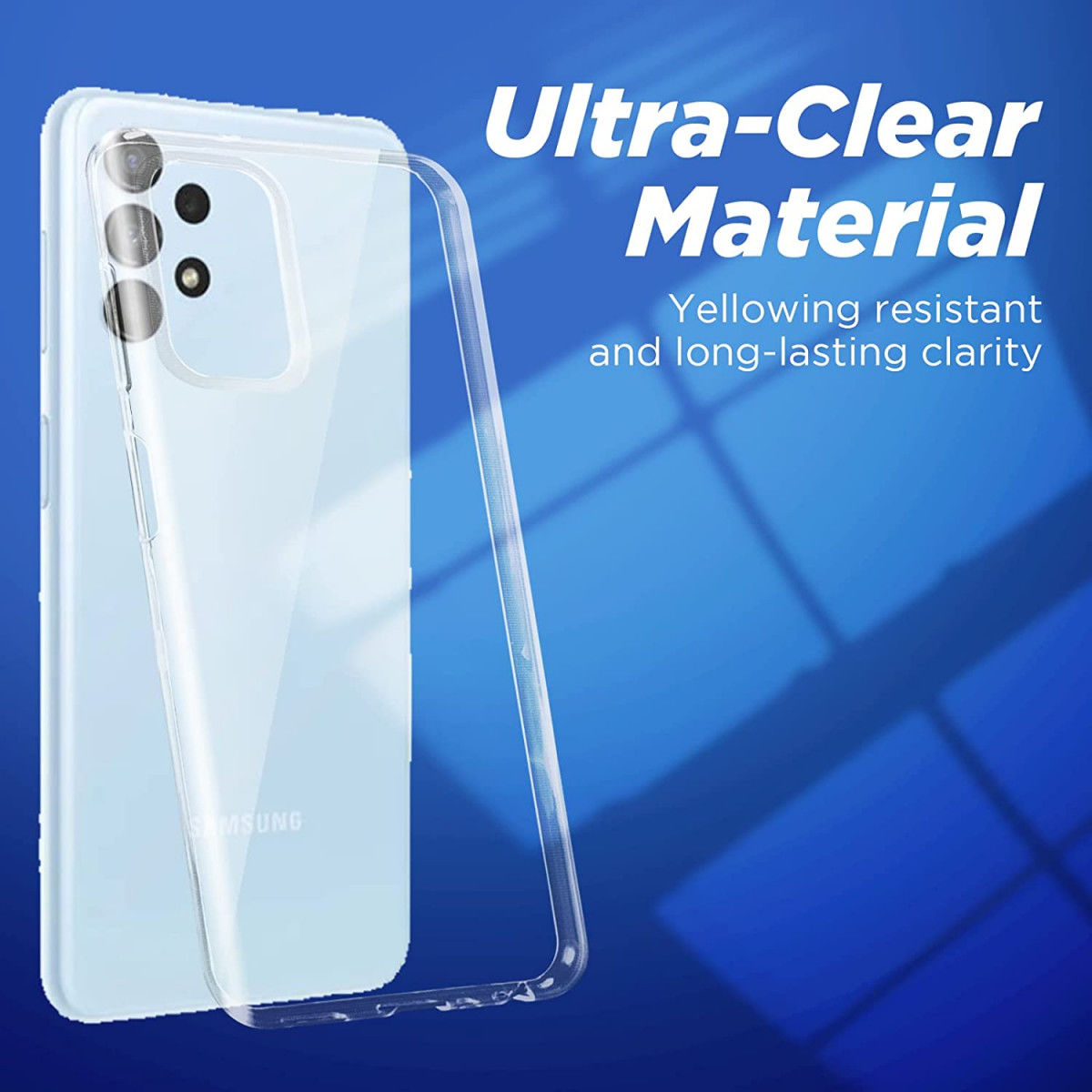 Samsung Galaxy A13 4G Hoesje Dun TPU Back Cover Transparant afbeelding 5