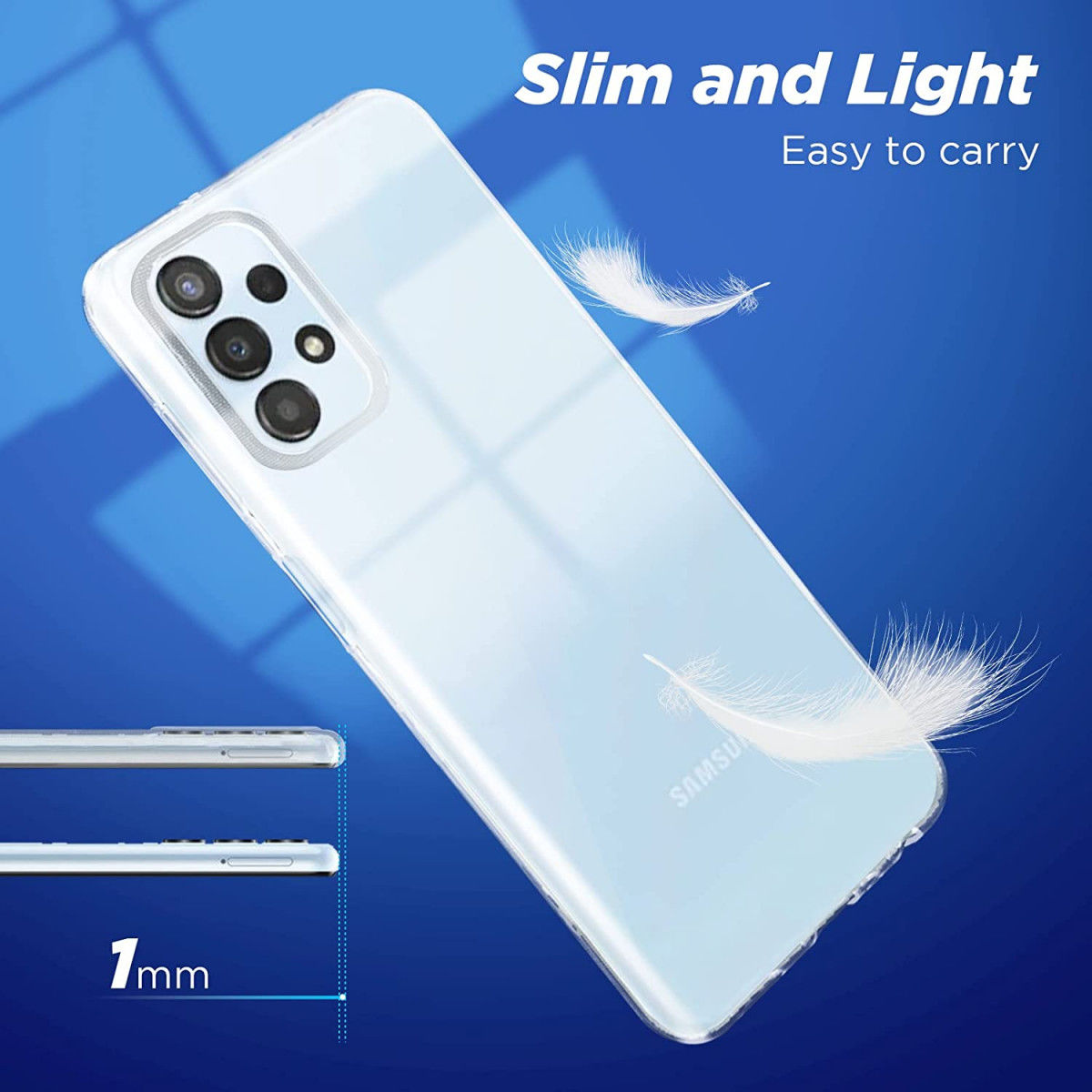 Samsung Galaxy A13 4G Hoesje Dun TPU Back Cover Transparant afbeelding 6