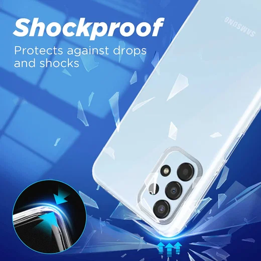 Samsung Galaxy A13 4G Hoesje Dun TPU Back Cover Transparant afbeelding 8