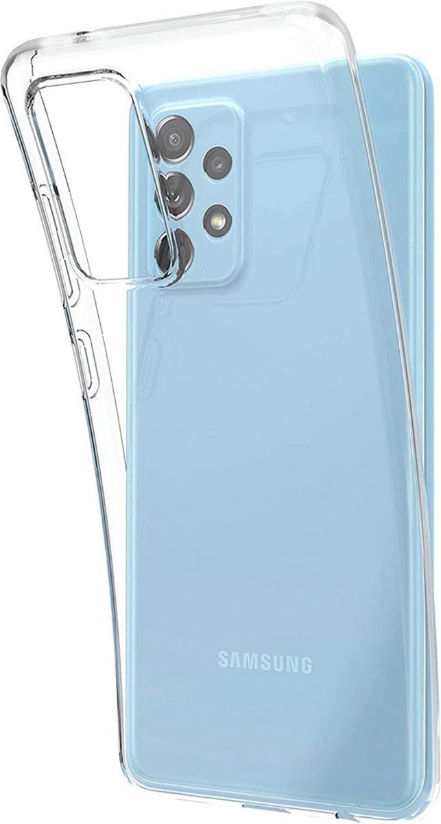 Samsung Galaxy A13 4G Hoesje Dun TPU Back Cover Transparant afbeelding 1